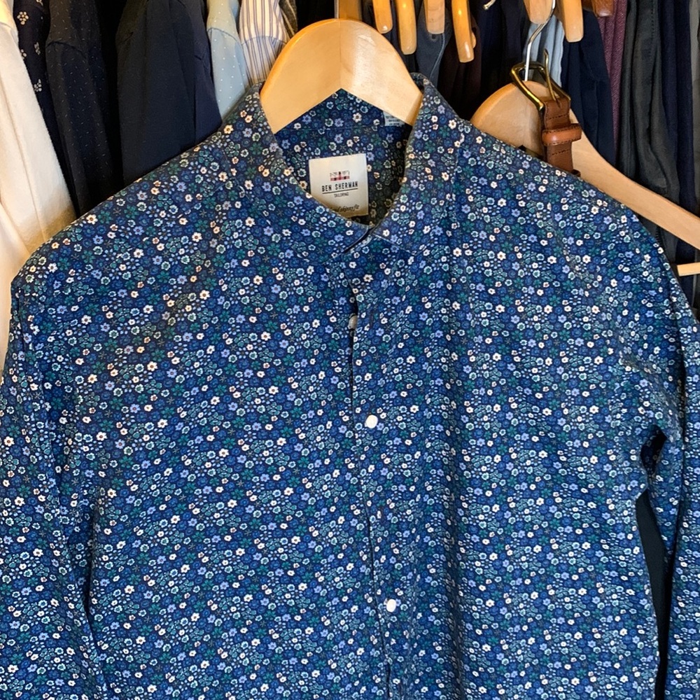 Ben Sherman Floral Shirt 16.5 32/33